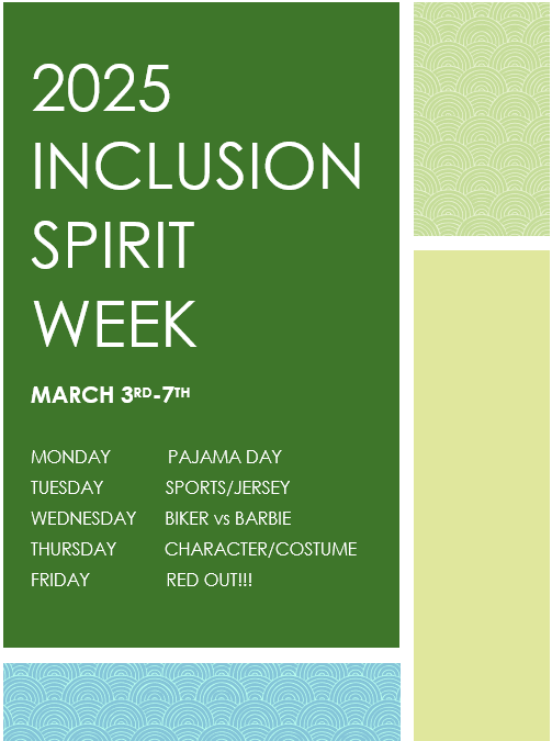 Inclusion Spirit Week