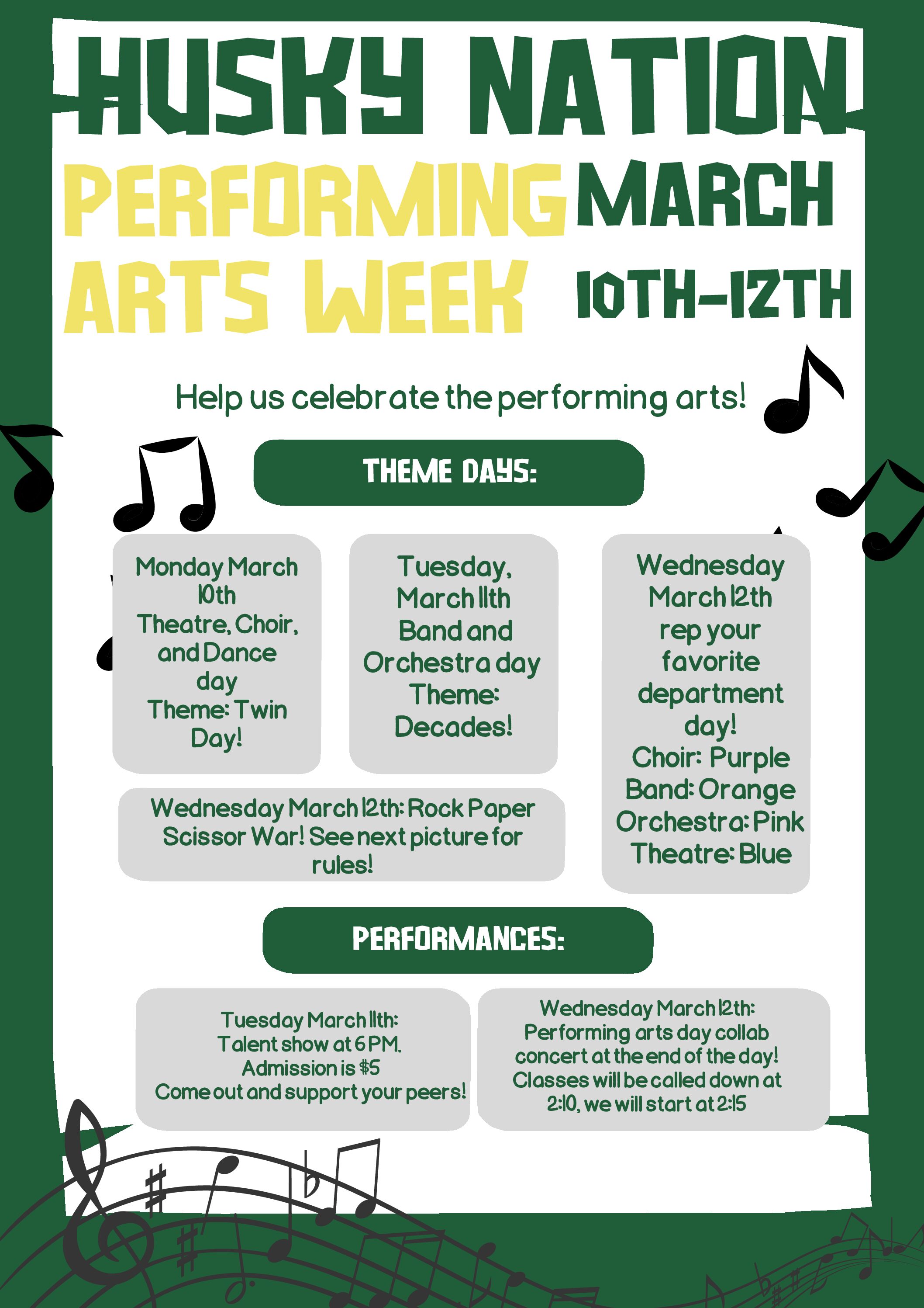 Performing Arts Week